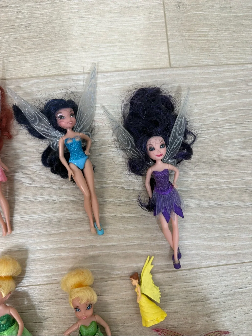 Disney Pixie Hollow Mini Figure Lot